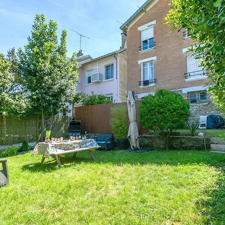 Stylish Apartment&private Garden - 15 Min From La Défense - 25 M From Paris Apartamento